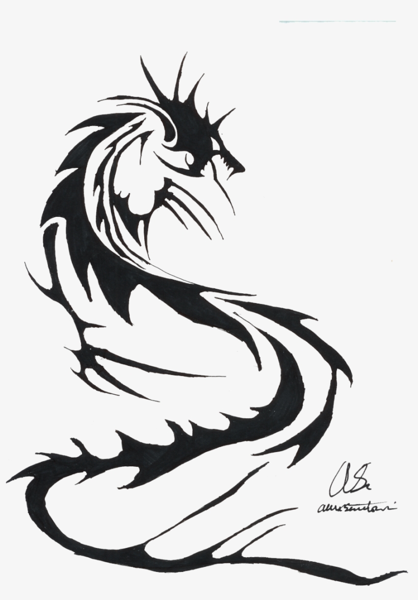 Detail Dragon Tattoo Png Nomer 11