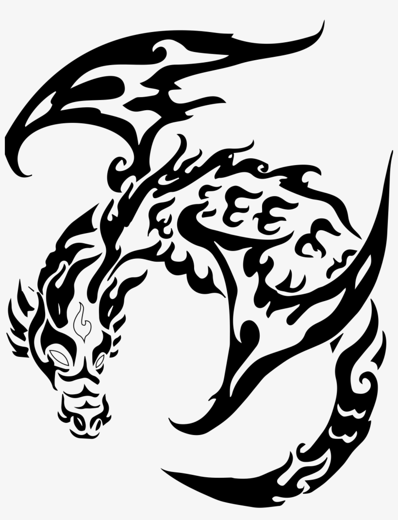 Detail Dragon Tattoo Png Nomer 16