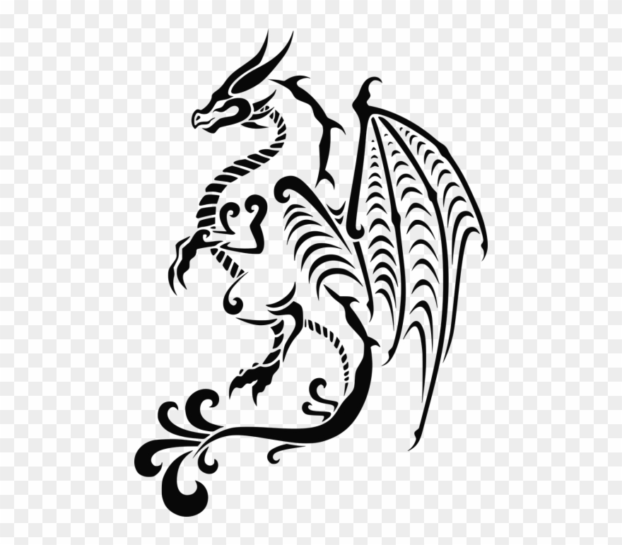 Detail Dragon Tattoo Png Nomer 32