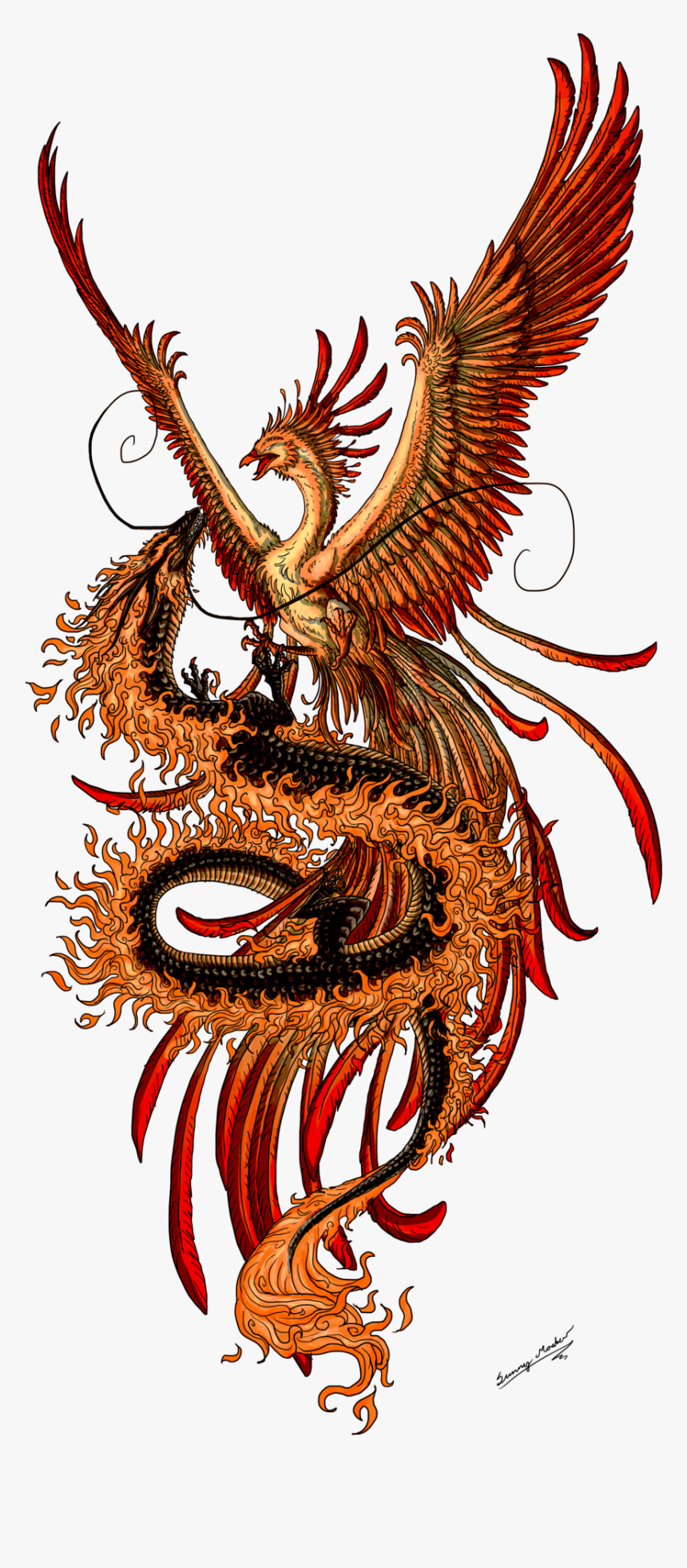 Detail Dragon Tattoo Png Nomer 51