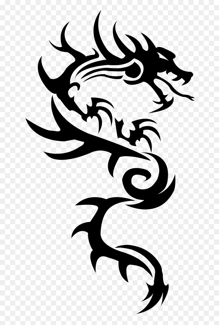 Detail Dragon Tattoo Png Nomer 8