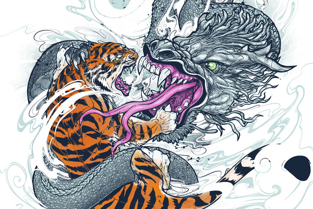 Detail Dragon Vs Tiger Nomer 11