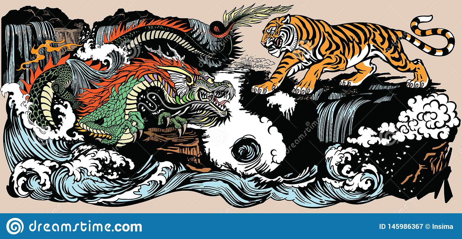 Detail Dragon Vs Tiger Nomer 15