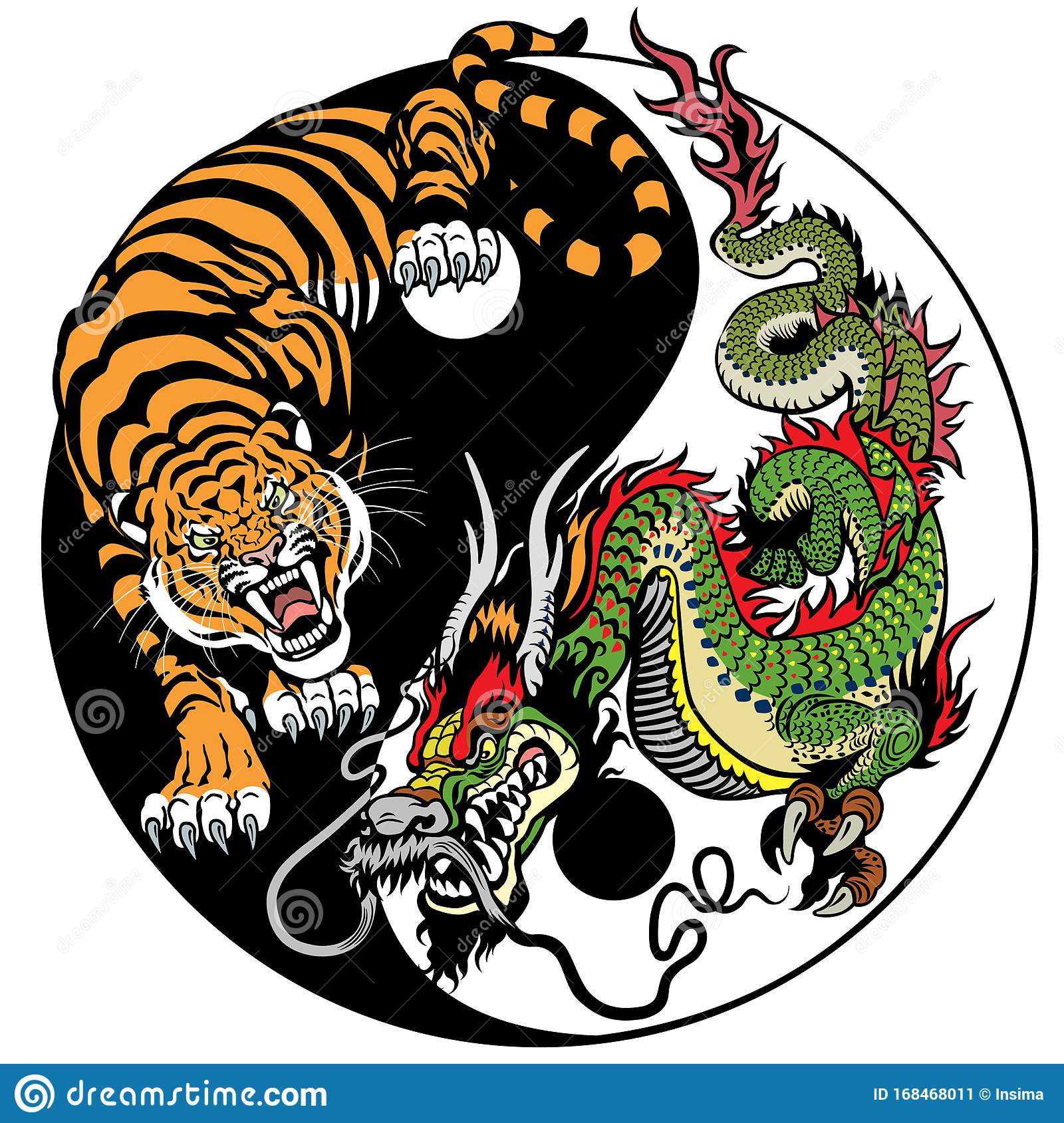 Detail Dragon Vs Tiger Nomer 16