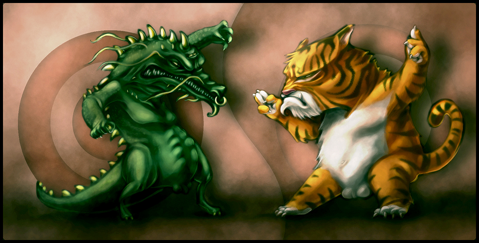 Detail Dragon Vs Tiger Nomer 44