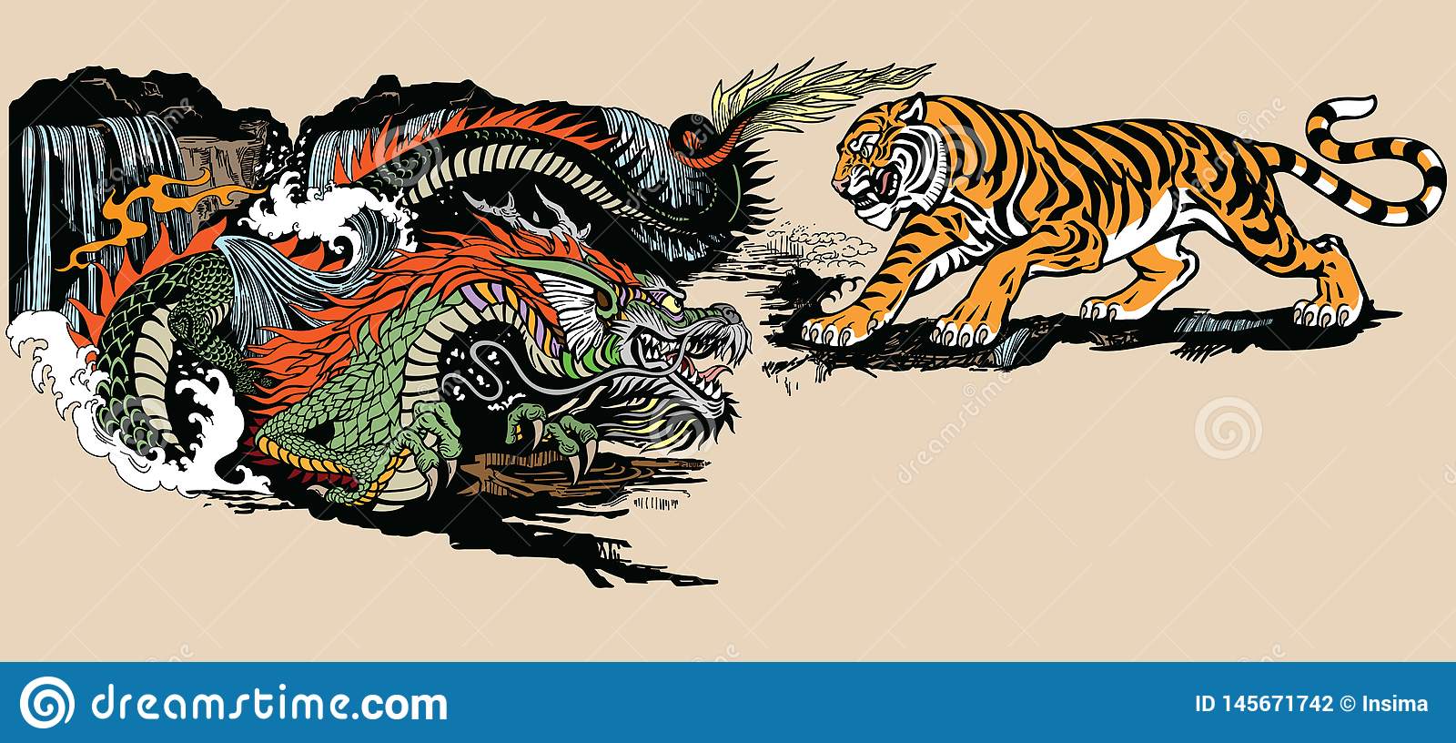 Detail Dragon Vs Tiger Nomer 46