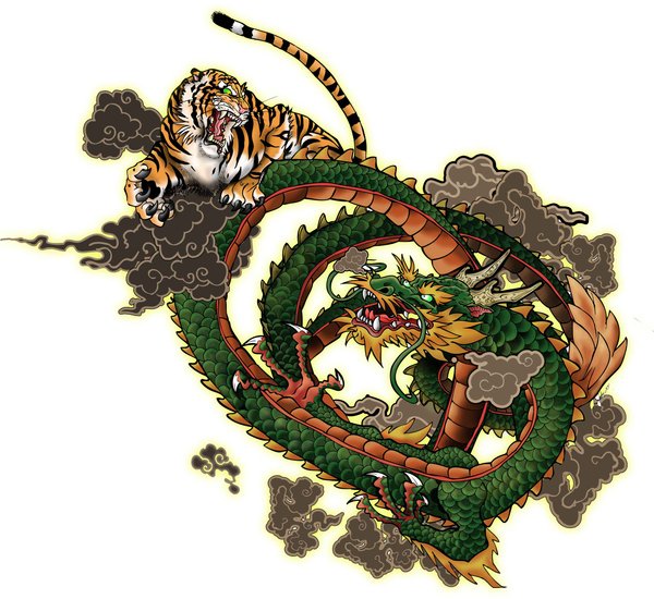 Detail Dragon Vs Tiger Nomer 53