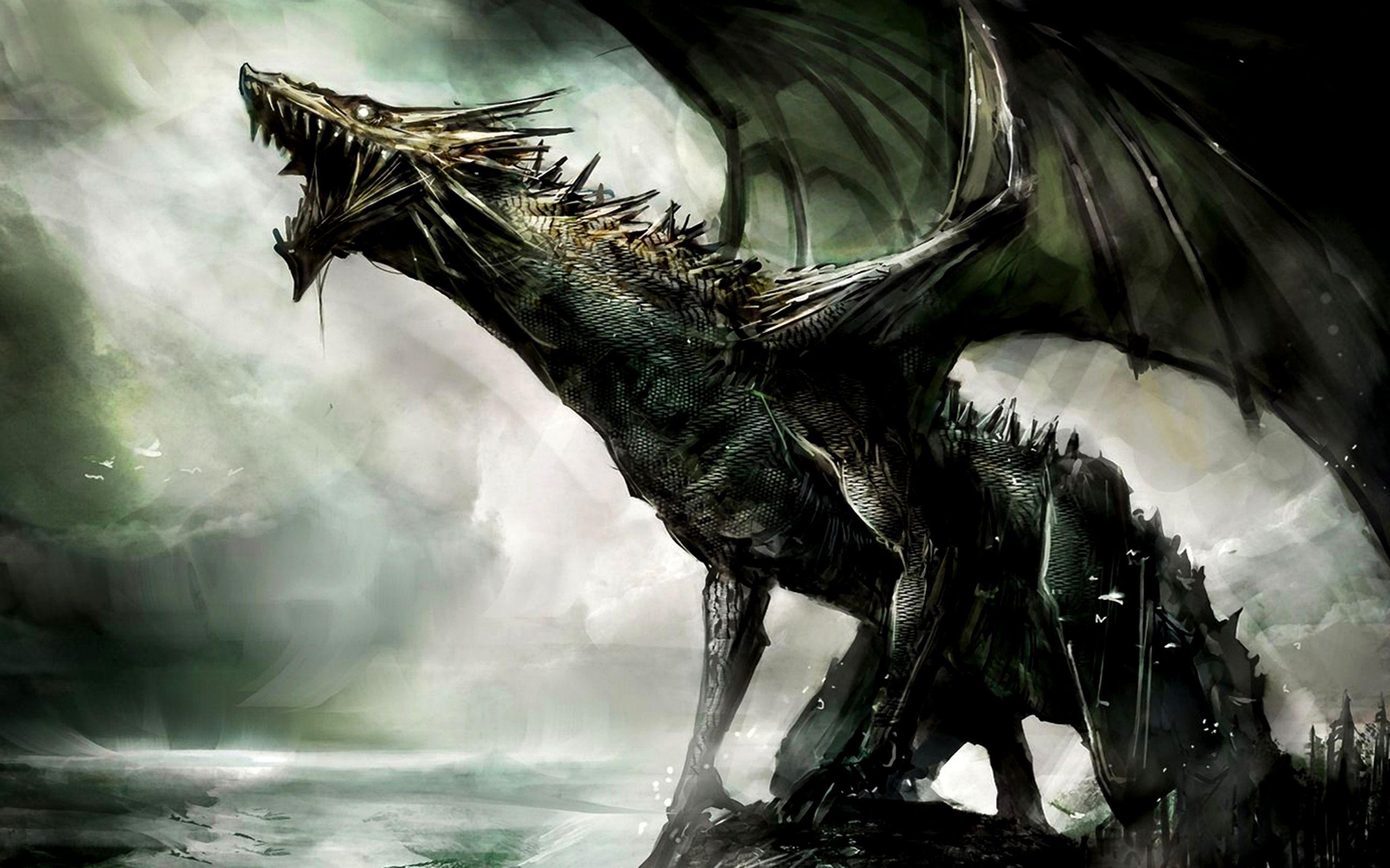 Detail Dragon Wallpaper 3d Nomer 26