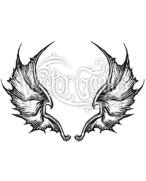 Detail Dragon Wings Clipart Nomer 38