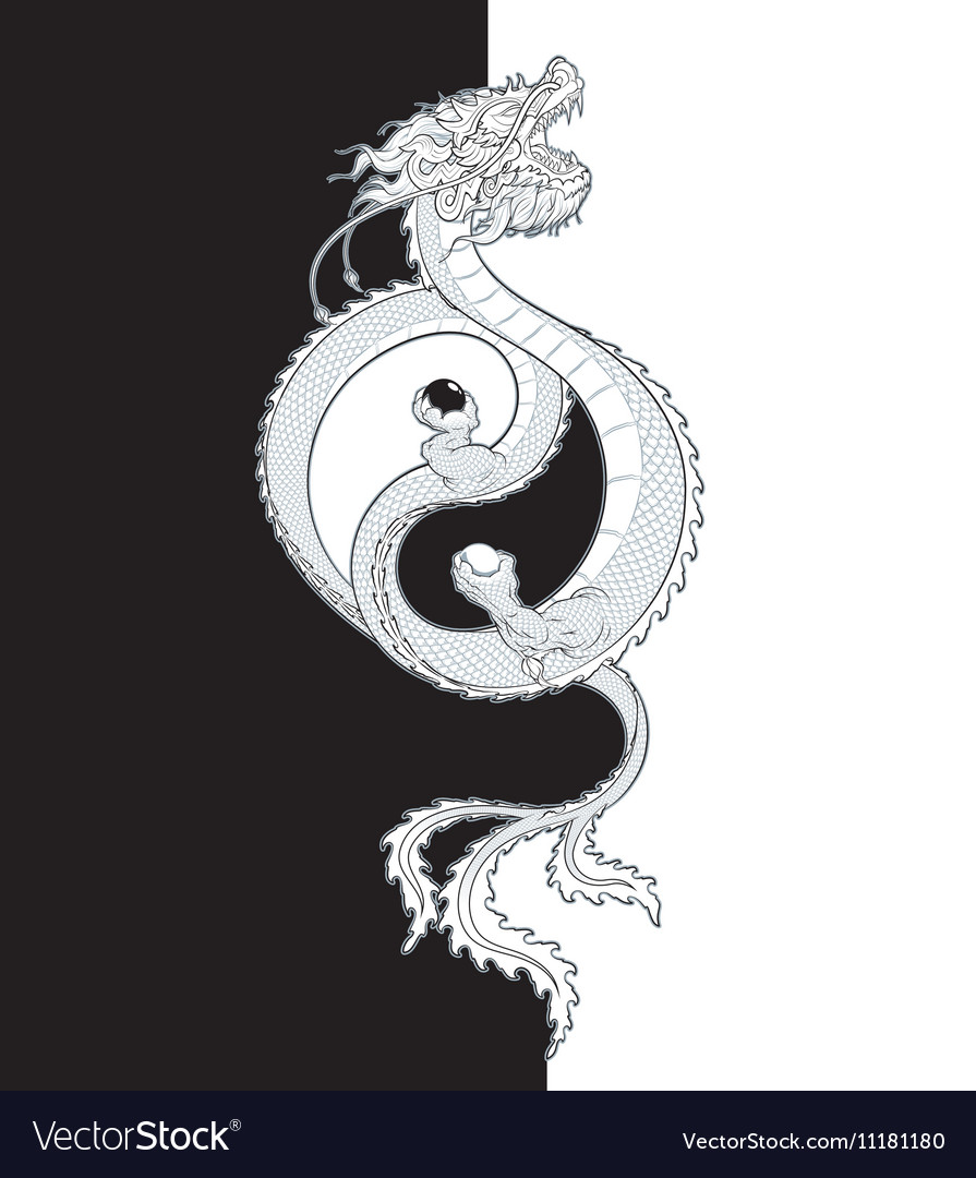 Detail Dragon Yin Yang Nomer 11