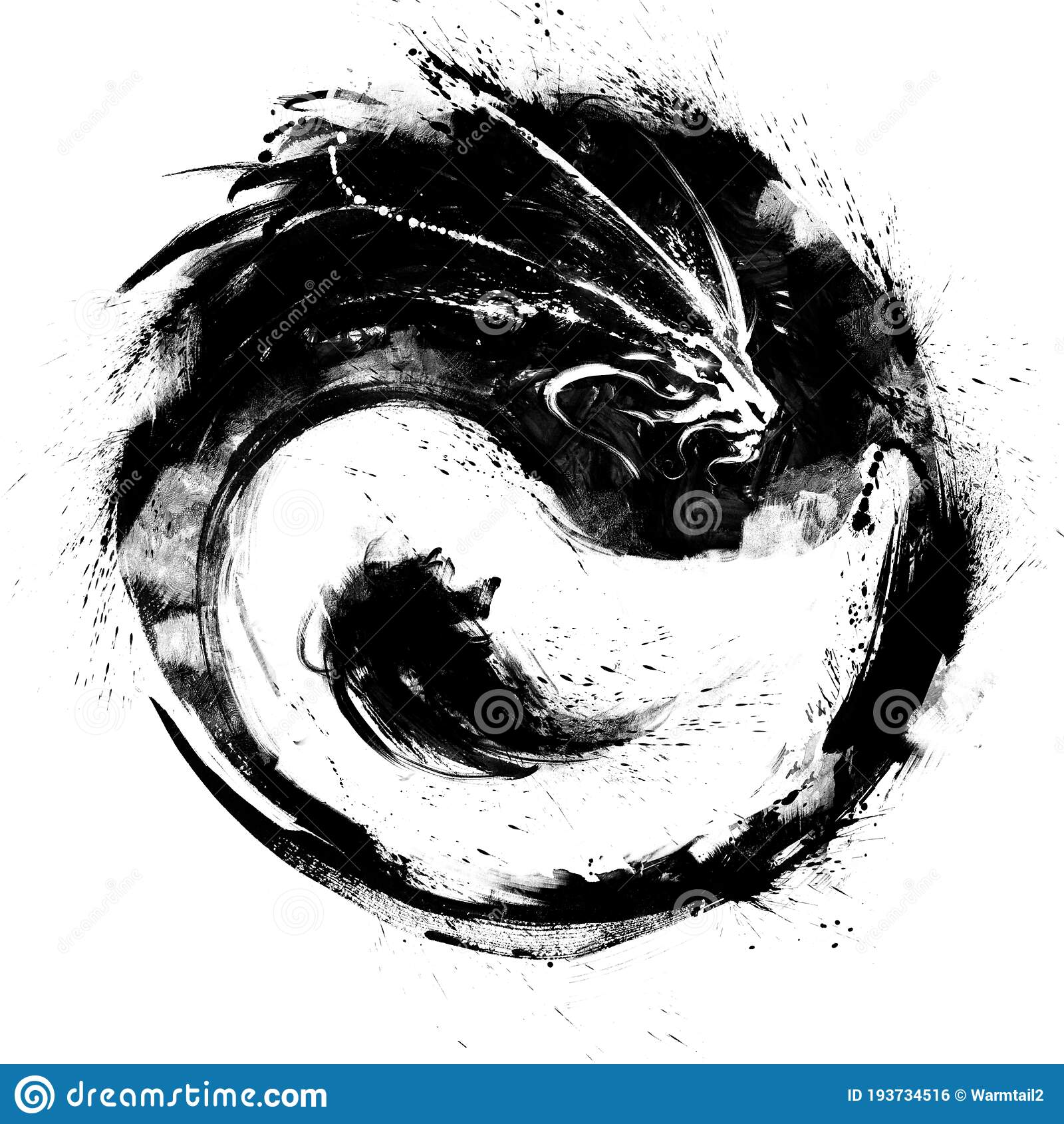 Detail Dragon Yin Yang Nomer 18