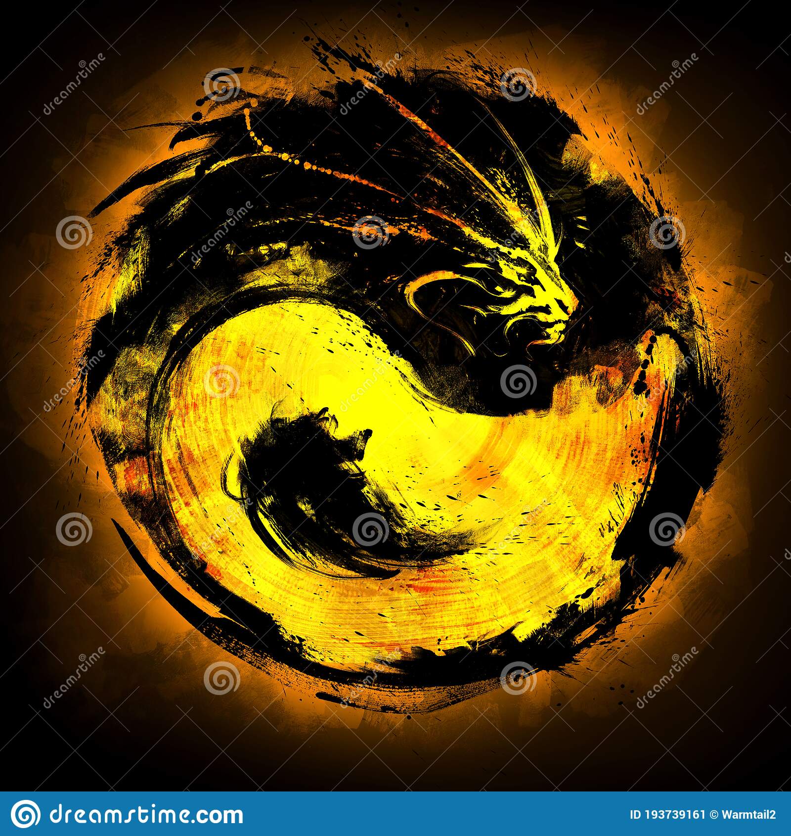 Detail Dragon Yin Yang Nomer 23
