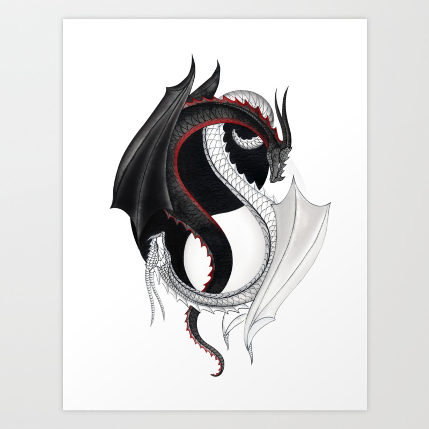 Detail Dragon Yin Yang Nomer 6
