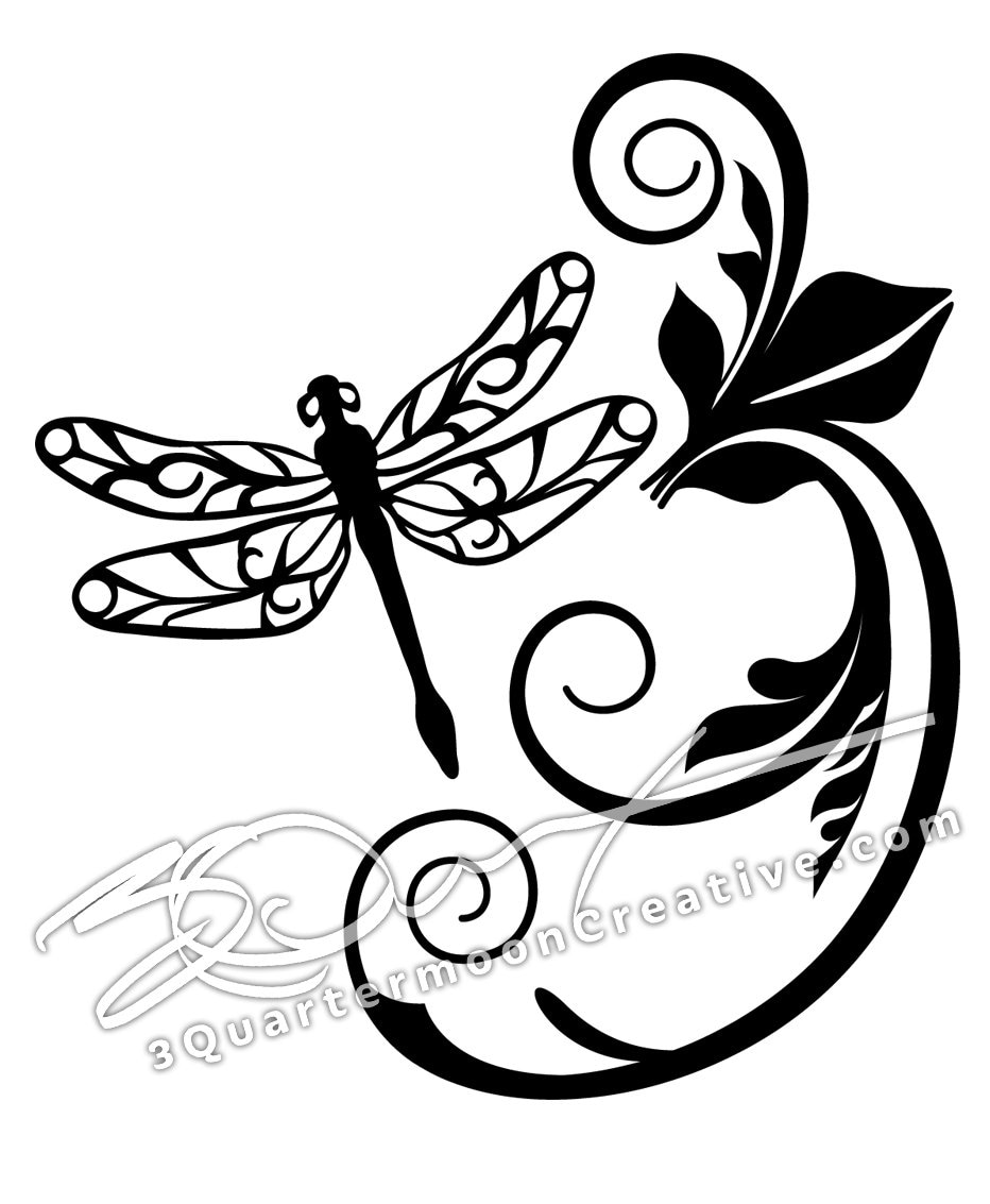 Detail Dragonfly Car Sticker Nomer 14