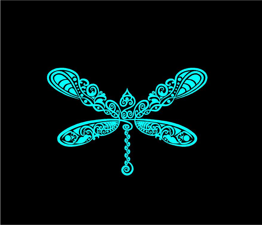 Detail Dragonfly Car Sticker Nomer 10