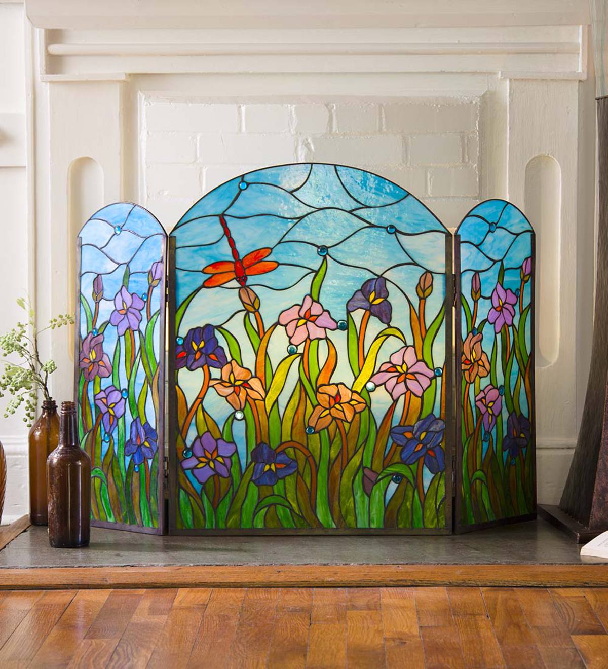 Dragonfly Fireplace Screen - KibrisPDR