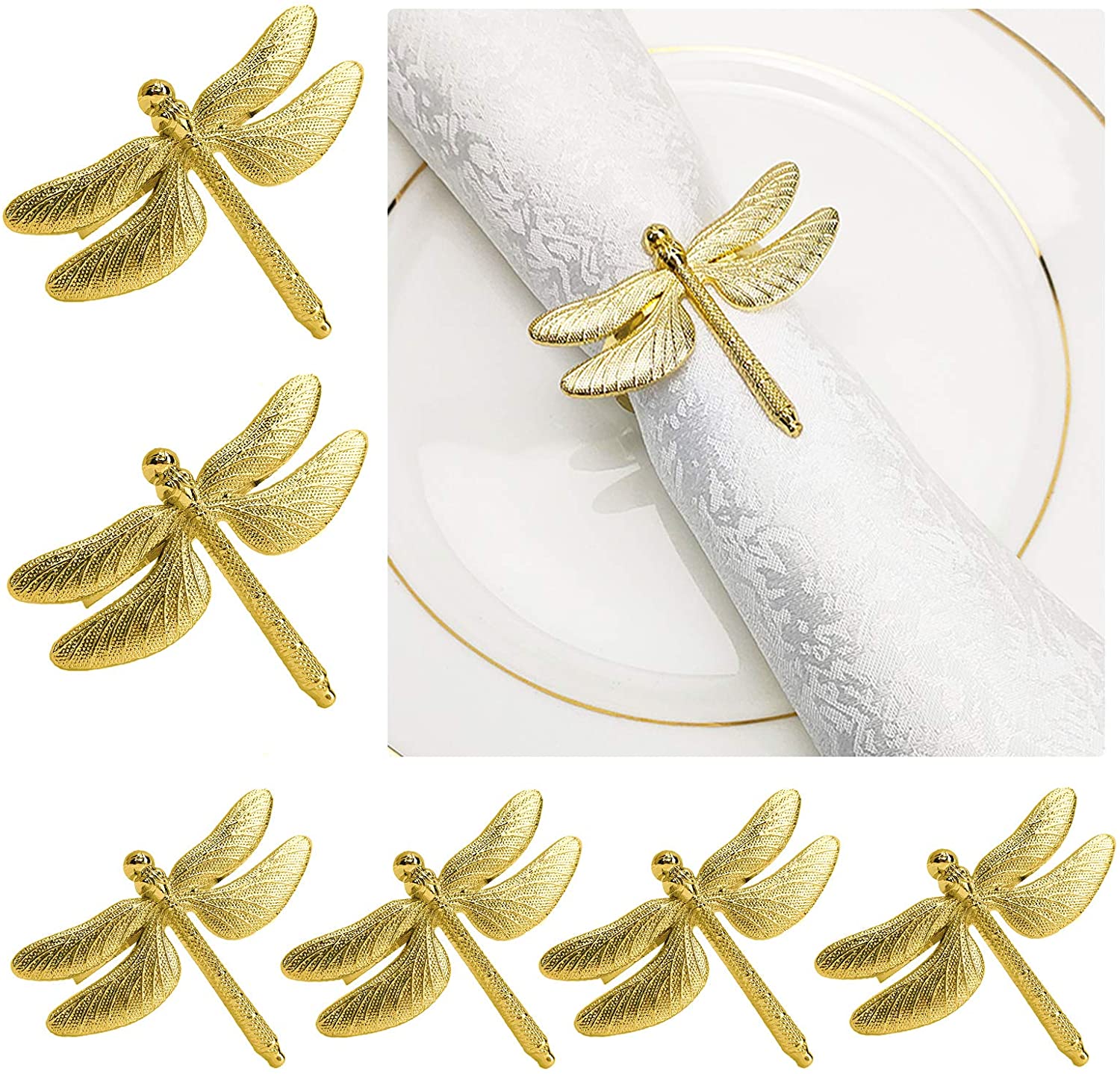 Detail Dragonfly Napkin Rings Nomer 58