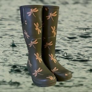 Detail Dragonfly Rain Boots Nomer 8