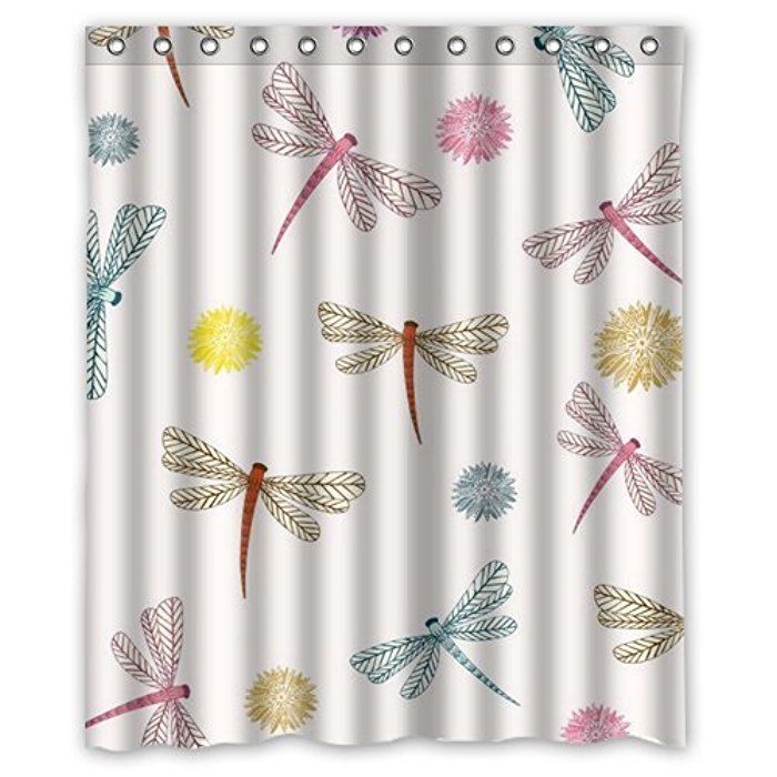 Detail Dragonfly Shower Curtain Amazon Nomer 18