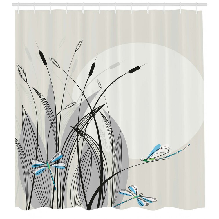 Detail Dragonfly Shower Curtains Nomer 23