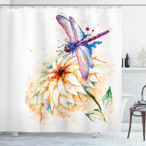 Detail Dragonfly Shower Curtains Nomer 35