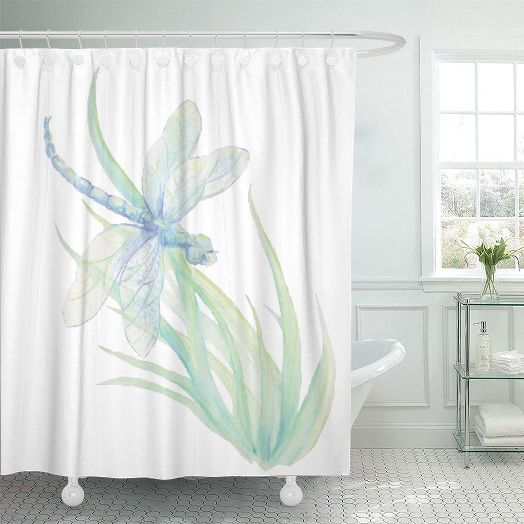 Detail Dragonfly Shower Curtains Nomer 43