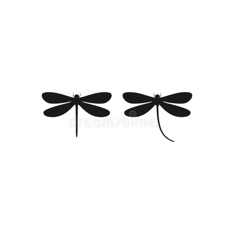 Detail Dragonfly Silhouette Clip Art Nomer 20