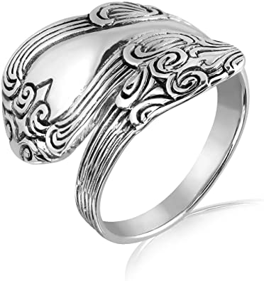 Detail Dragonfly Spoon Ring Nomer 15