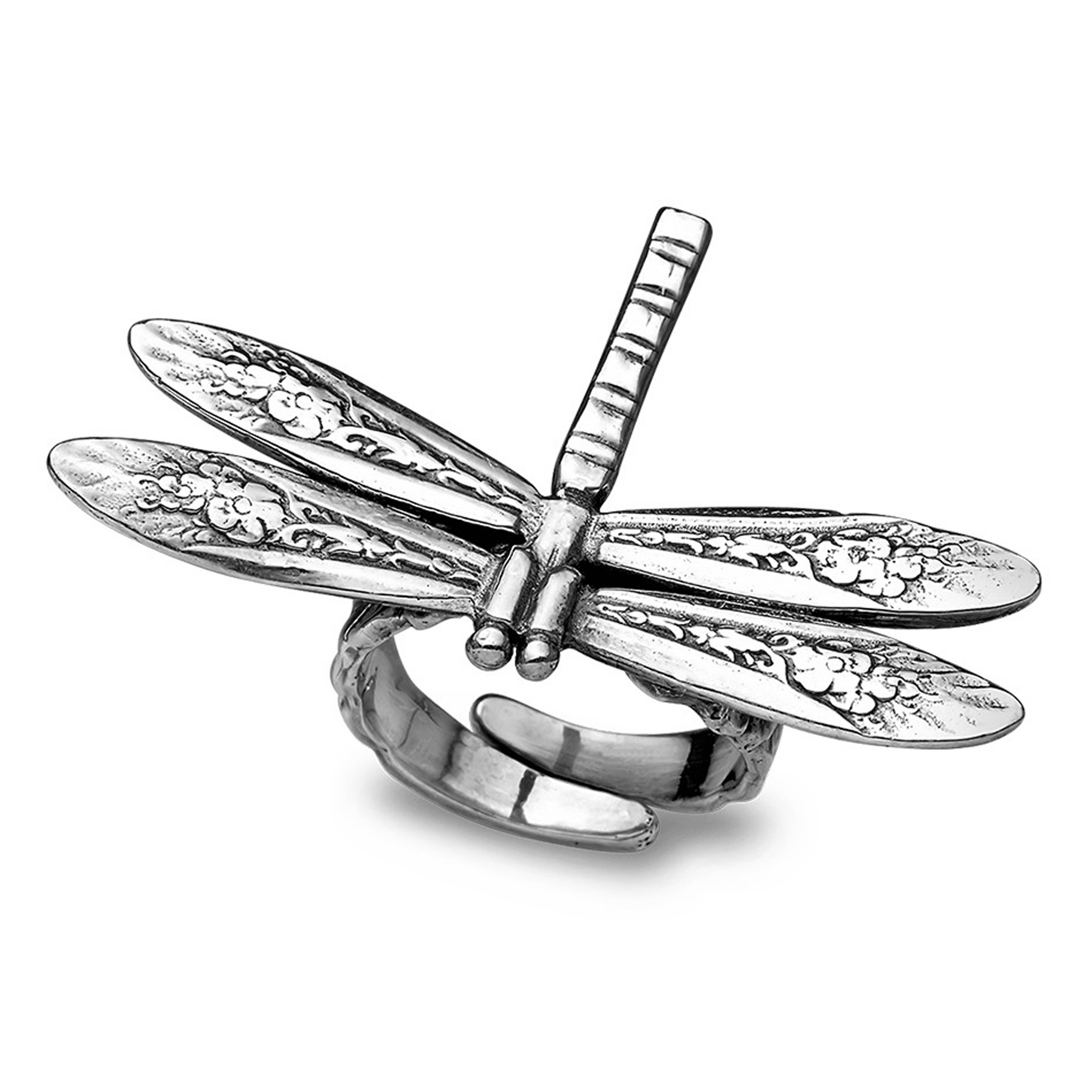 Detail Dragonfly Spoon Ring Nomer 22