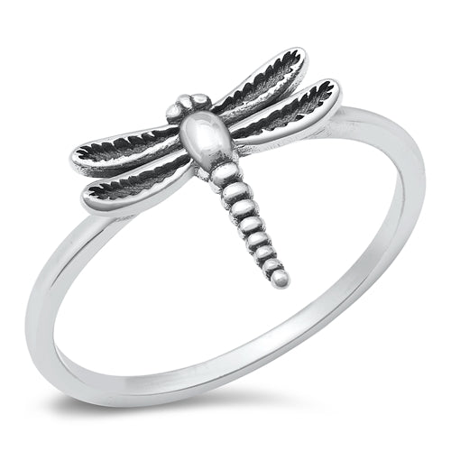 Detail Dragonfly Spoon Ring Nomer 30