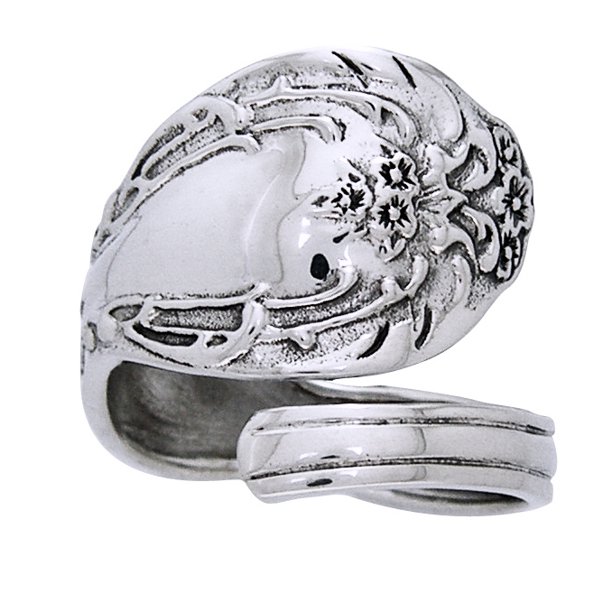 Detail Dragonfly Spoon Ring Nomer 35