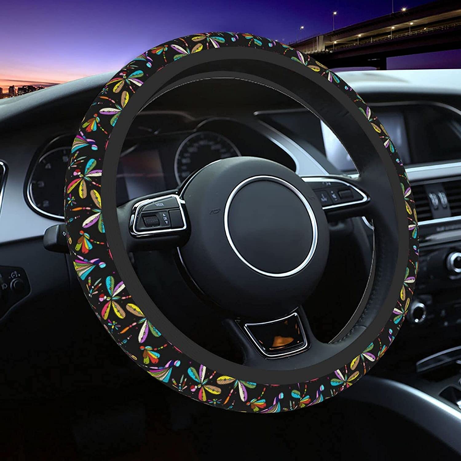 Detail Dragonfly Steering Wheel Cover Nomer 17