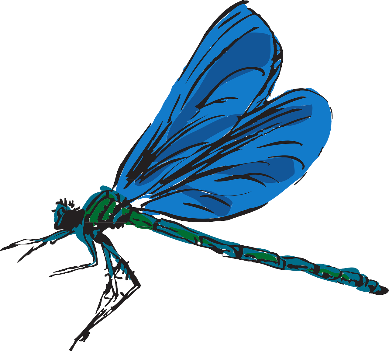 Detail Dragonfly Vector Png Nomer 37