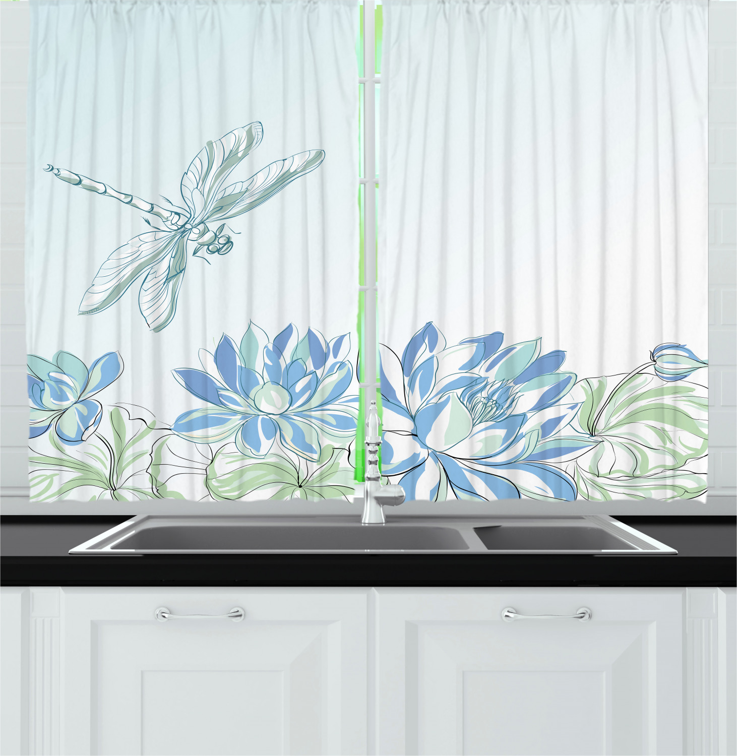 Dragonfly Window Curtains - KibrisPDR