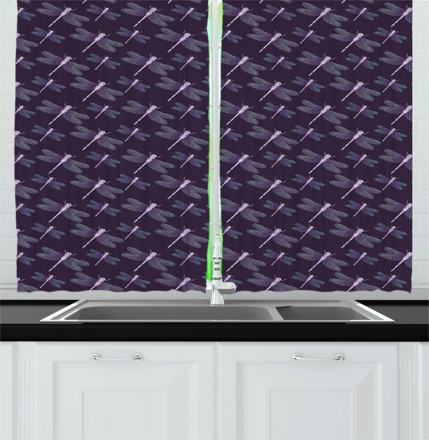 Detail Dragonfly Window Curtains Nomer 2