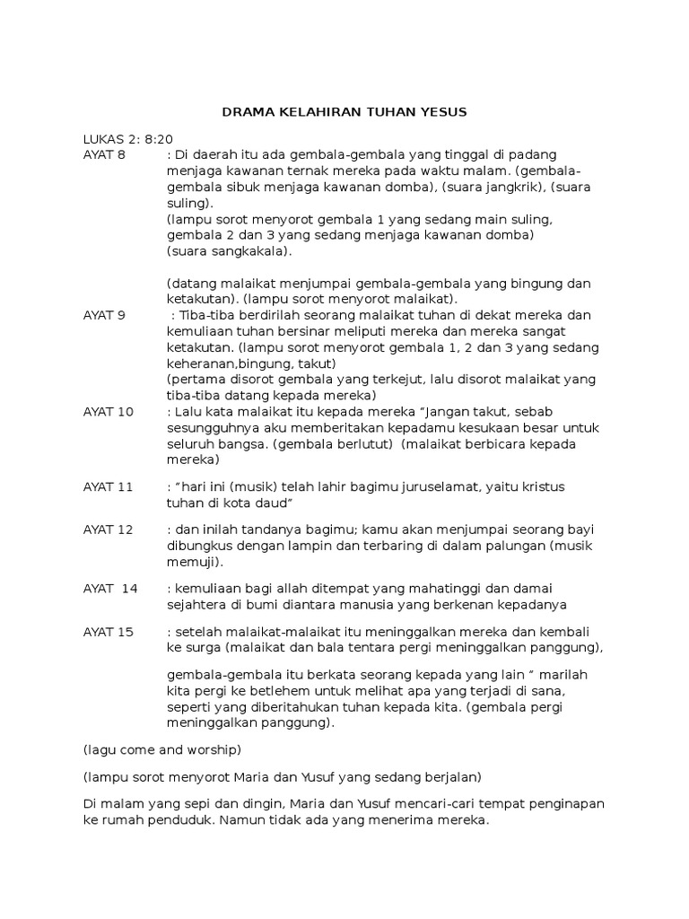 Detail Drama Kelahiran Yesus Kristus Nomer 11