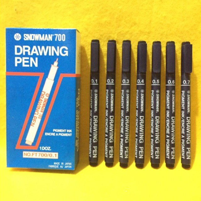 Detail Drawing Pen Putih Nomer 36