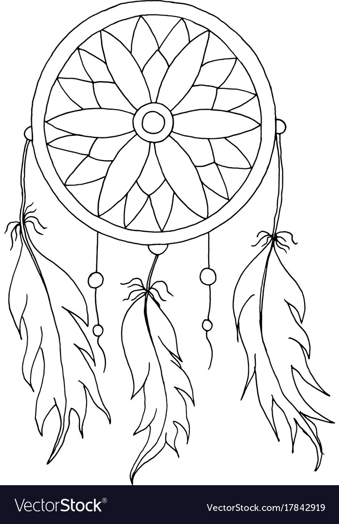 Detail Drawings Of A Dreamcatcher Nomer 3