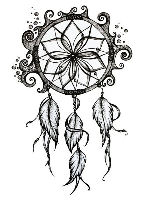 Detail Drawings Of A Dreamcatcher Nomer 21