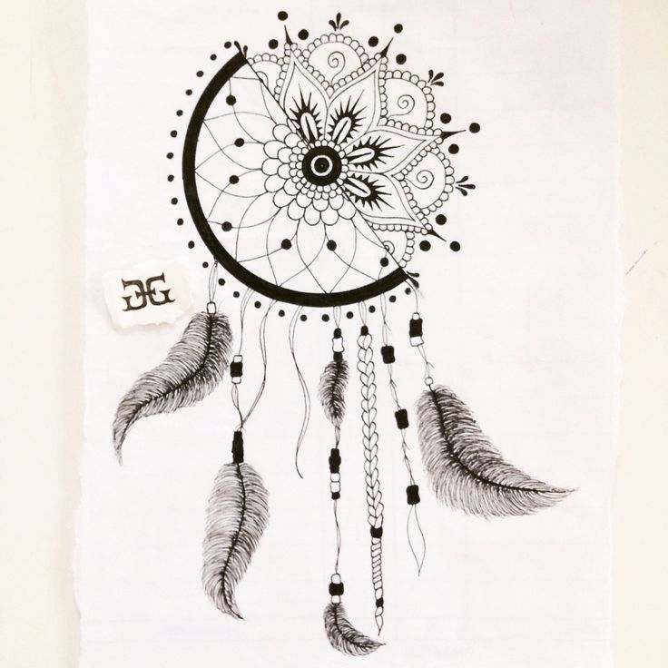 Detail Drawings Of A Dreamcatcher Nomer 33