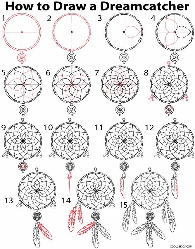 Detail Drawings Of A Dreamcatcher Nomer 40