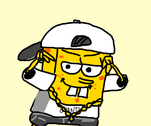 Detail Drawings Of Gangster Spongebob Nomer 29