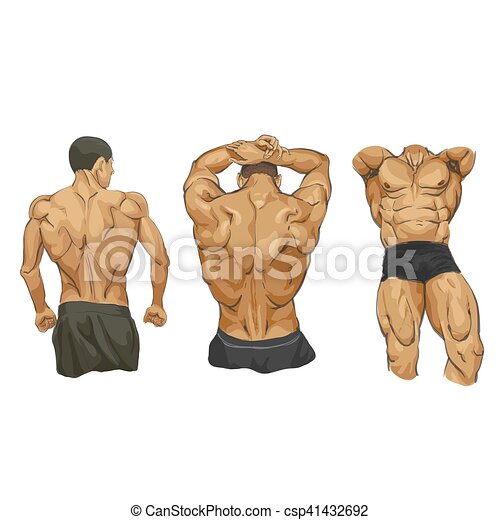 Detail Drawings Of Muscular Men Nomer 56