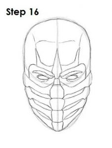 Detail Drawings Of Scorpion From Mortal Kombat Nomer 21