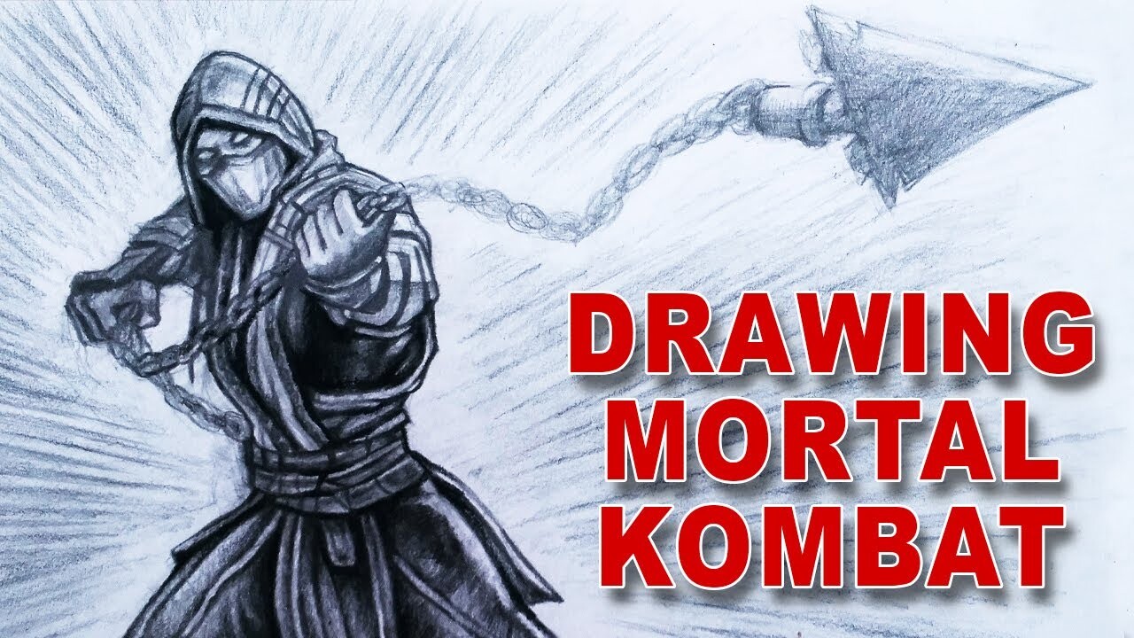 Download Drawings Of Scorpion From Mortal Kombat Nomer 28