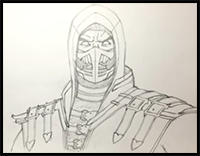 Detail Drawings Of Scorpion From Mortal Kombat Nomer 58