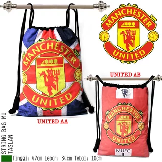 Detail Drawstring Bag Gambar Club Mancaster United Nomer 37