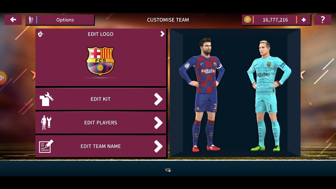 Detail Dream League Soccer Barcelona Nomer 41