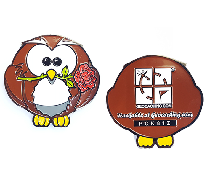 Detail Geocoin Eule Nomer 8