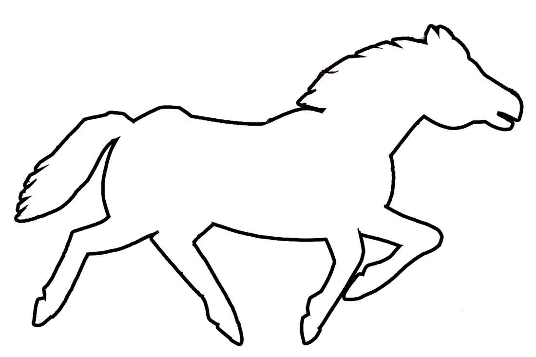 Detail Pferd Zeichnen Vorlage Nomer 25